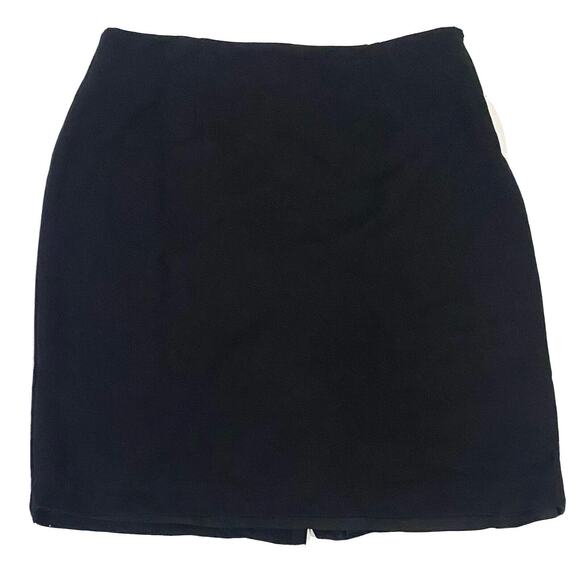 Chico's Dresses & Skirts - Chico's Black Pencil Skirt Side Zip Straight Rayon Nylon Stretch Sz Medium (1.5)